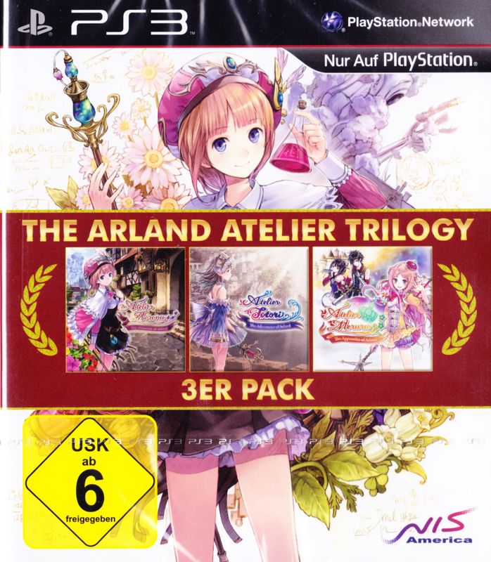 Arland Atelier Trilogy box art for Playstation 3